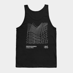 Propaganda / Minimalist Graphic Design Fan Artwork Tank Top